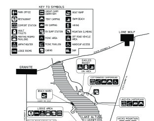 Preview of Quartz Mountain State Park Map